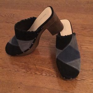 Nine West Patchwork Clogs